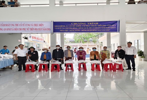 Trung tâm Y tế Tịnh Biên: tổ chức khám bệnh miễn phí và tầm soát ung thư cổ tử cung dịp xuân bính ngọ 2026